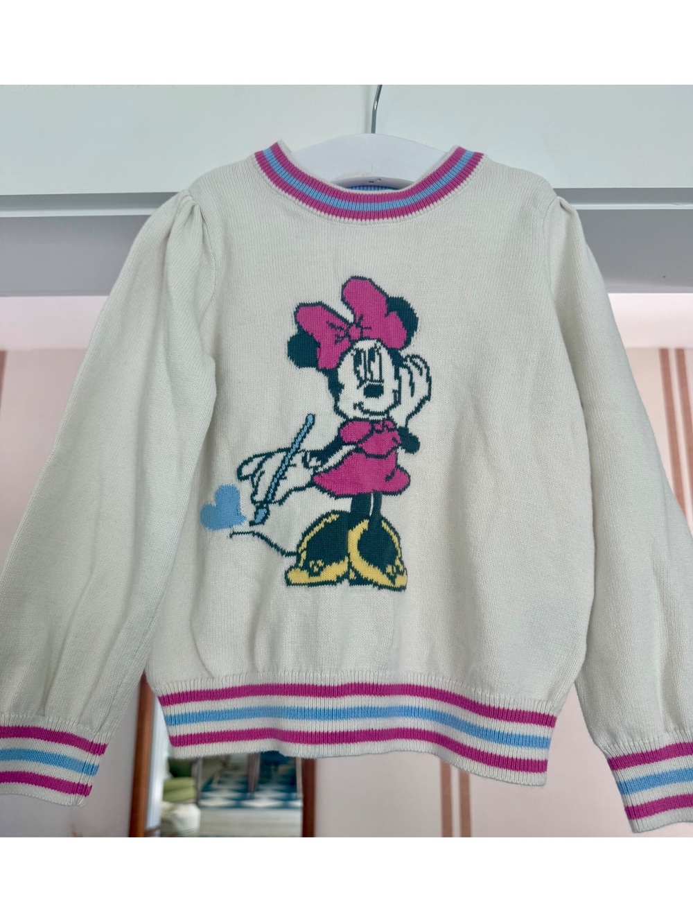 Gap X Disney Minnie Mouse Sweater Sz 5T EUC